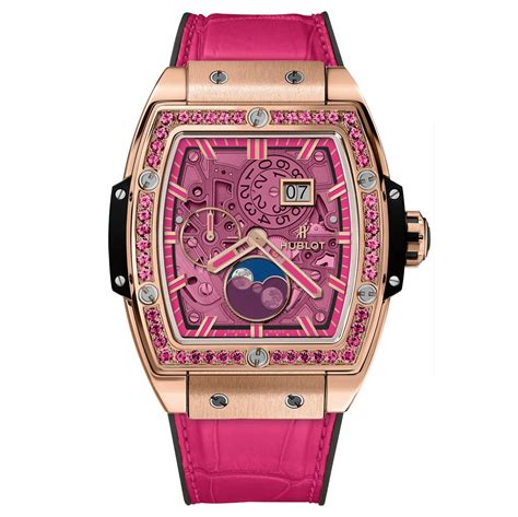 hublot spirit of big bang moonphase titanium pink|hublot big bang watches.